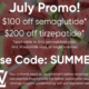 July GLP-1/GIP Promo